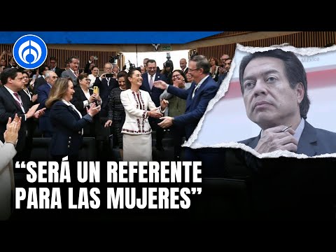 Mario Delgada describe a Sheinbaum como una mujer extraordinaria