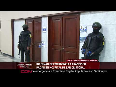 Internan de emergencia a Francisco Pagán, imputado caso Antipulpo, en hospital de San Cristóbal