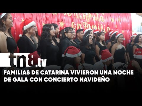 Noche de gala con concierto La Navidad se disfruta en Familia en Masaya - Nicaragua