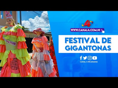 Festival de Gigantonas llena de alegría y tradición las fiestas patronales en Juigalpa