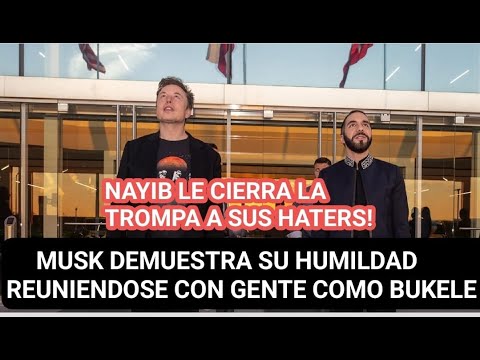 Felicidades a Nayib logro reunirse con Elon Musk Para promocionar su empresa de Cafe!