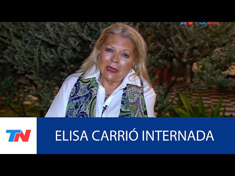 ELISA CARRIÓ INTERNADA: PARTE MÉDICO OFICIAL: Déficit isquémico transitorio