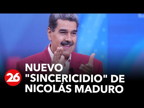 Nuevo sincericidio de Nicolás Maduro