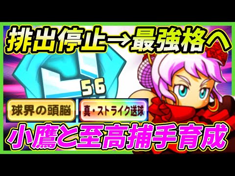 【シンデレラ】排出停止からの大逆転！覚醒フラメンコ小鷹とアスレ強化で強力な至高捕手育成！【パワプロアプリ】