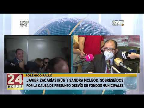 Javier Zacarías Irún y Sandra McLeod sobreseídos