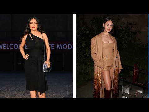 Salma Hayek y Eiza González en el after party de Gucci, ponen por todo lo alto el orgullo mexicano