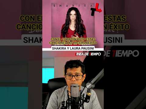 Estas son las canciones más exitosas de #shakira y #laurapausini #lineadetiempo #tu #lasoledad