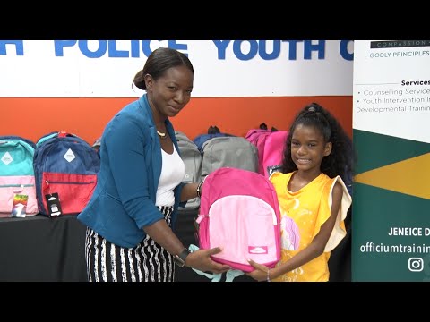 Police Youth Clubs Host Back To School Drive