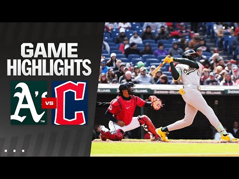 As vs. Guardians Game Highlights (4/21/24) | MLB Highlights