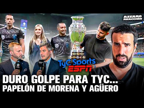 DURO GOLPE PARA TYC SPORTS…  / PAPELÓN DE MORENA Y AGÜERO EN LA COPA AMÉRICA // AZZARO REACCIÓN