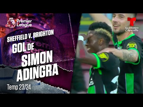 Goal Simon Adingra - Sheffield v. Brighton 23-24 | Premier League | Telemundo Deportes