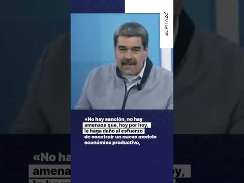 Maduro dice que ninguna sanción dañará esfuerzo de construir un nuevo modelo económico