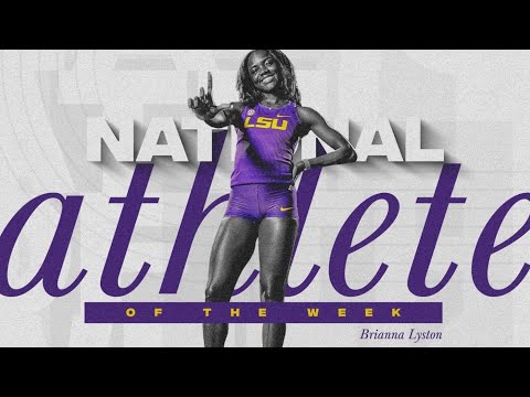 Bryan Brianna Lyston cruises to gold in the 60m final with a time of 7.17 seconds! #lsu #jaaa