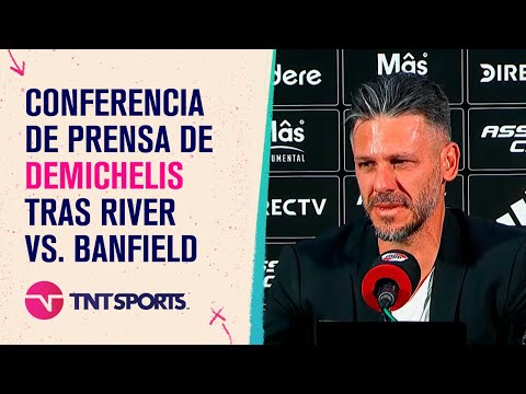 EN VIVO: Martín Demichelis habla en conferencia de prensa tras River vs. Banfield