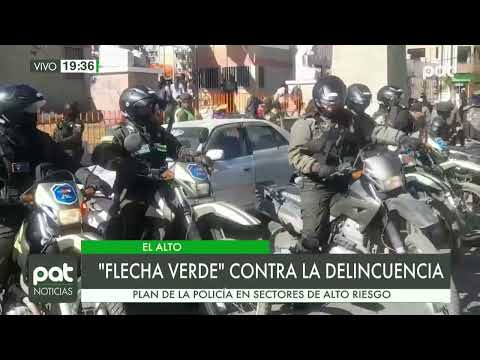 Policía de El Alto realiza diferentes patrullajes