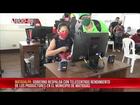 Inauguran telecentros de banda ancha con información agropecuaria en Matiguás - Nicaragua