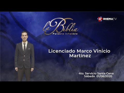 Licenciado Marco Vinicio Martínez - 4to servicio Sábado 01.08.2020
