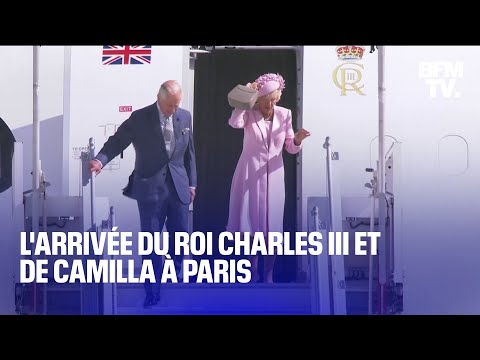 Le roi Charles III et la reine Camilla sont arrivés sur le tarmac de l'aéroport d'Orly à Paris