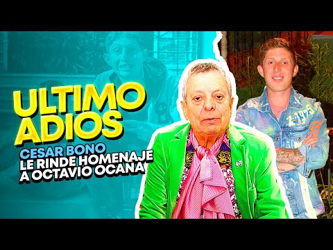 CÉSAR BONO LE RINDE HOMENAJE A OCTAVIO OCAÑA EN EL ESCENARIO