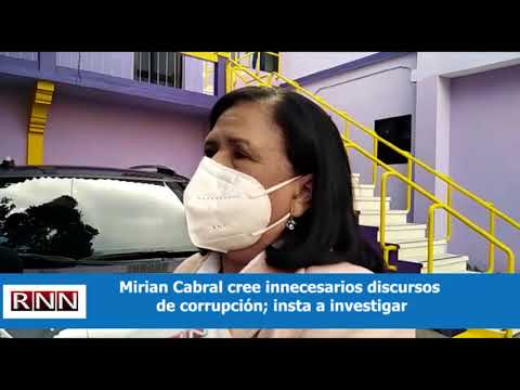 Mirian Cabral cree innecesarios discursos de corrupción; insta a investigar