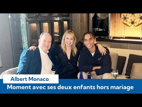 Albert de Monaco comblé : il pose avec ses enfants hors mariage Jazmin et Alexandre