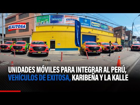 Corporación Universal: Entrega de unidades móviles para Exitosa, Karibeña y La Kalle