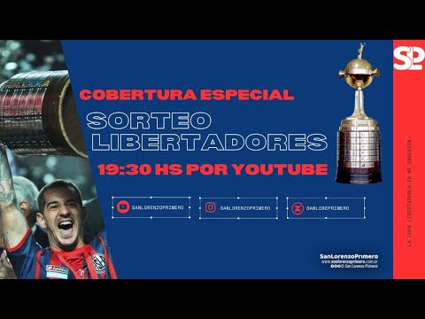 VIVO Y REACCIÓN DEL SORTEO DE LA COPA LIBERTADORES - #SANLORENZO