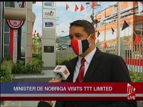 Minister De Nobriga Visits TTT Limited