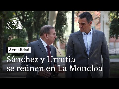 Pedro Sánchez recibe al líder opositor venezolano Edmundo González en La Moncloa