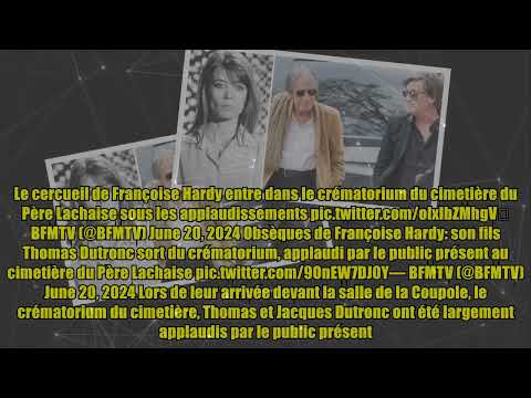 Obsèques de Françoise Hardy : Thomas et Jacques Dutronc réunis pour un dernier adieu