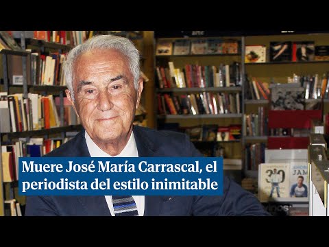 Muere José María Carrascal, el periodista del estilo inimitable