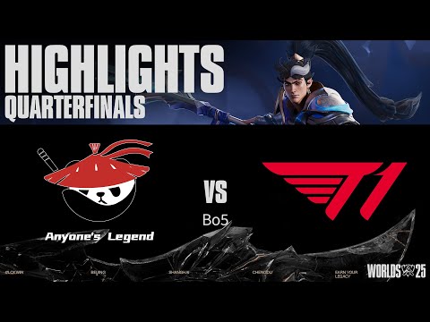 AL vs T1 매치 하이라이트 | 녹아웃 8강 Day4 | 2025 월드 챔피언십