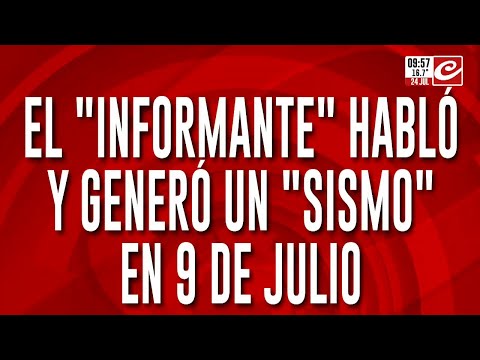 Caso Loan: El informante de Maciel habló y generó un sismo en 9 de Julio