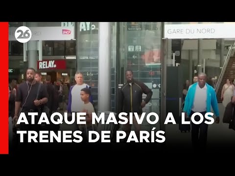 FRANCIA - EN VIVO | Ataque masivo a la red de trenes