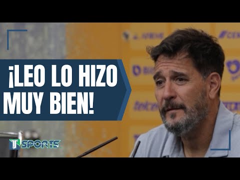 La SATISFACCIÓN de Gustavo Lema por el EMPATE de Pumas y Tigres y el DEBUT de Leo Suárez