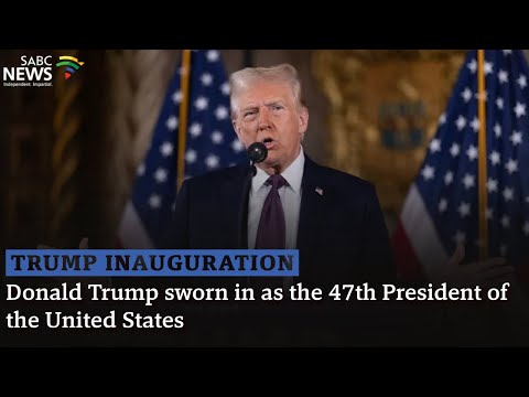 Donald Trump sworn in as the 47th President of the United States