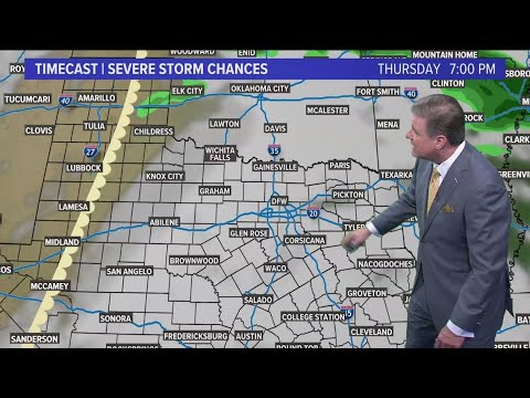 DFW Weather | Severe storms possible all weekend in 14 day forecast