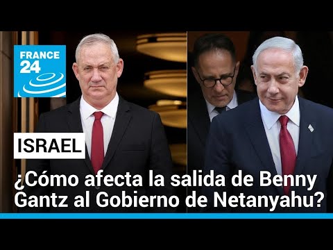 Israel: ¿Queda en la cuerda floja el Gobierno de Netanyahu tras la salida de Gantz? • FRANCE 24