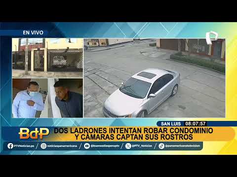 San Luis: ladrones intentan burlar cámaras de condominio, pero igual captan sus rostros