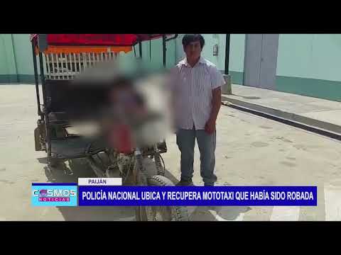 Paiján: Policía Nacional ubica y recupera mototaxi que había sido robada