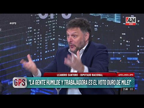 LEANDRO SANTORO: MILEI ES UNA VERSIÓN BERRETA DE TRUMP