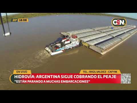 Hidrovía: Argentina sigue cobrando el peaje