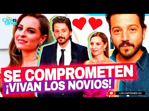 ¡Vivan los novios! Diego Luna y Marina de Tavira se comprometen tras cuatro años de noviazgo