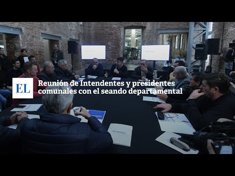 REUNIÓN DE INTENDENTES Y PRESIDENTES COMUNALES CON EL SENADOR DEPARTAMENTAL.