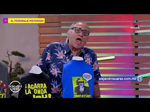 Alejandro Suárez PRESENTA su nueva colección de ropa | Personaje Misterioso | Sale el Sol