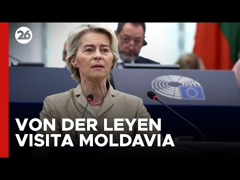 Von der Leyen visita Moldavia antes del referéndum de adhesión a la UE