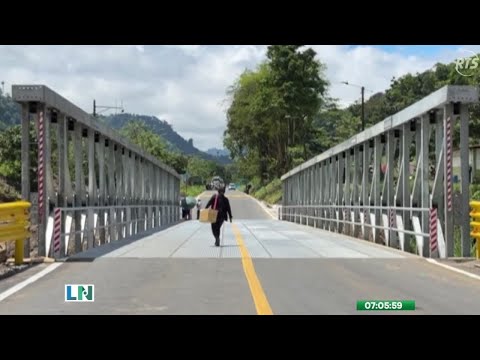 Gobierno inauguró puente en la vía Alóag – Santo Domingo