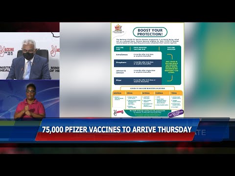 More Pfizer COVID-19 Vaccines To Arrive On Thursday