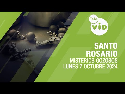 Santo Rosario de hoy Lunes 7 Octubre de 2024  Misterios Gozosos #TeleVID #SantoRosario