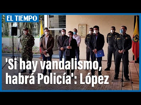 Declaraciones tras consejo de seguridad en la Alcaldía de Bogotá.